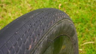 Michelin Power Adventure Gravel side tire tread profile detail