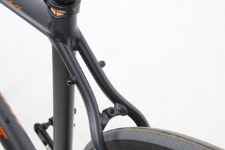 Frame includes mudguard and rack mounts