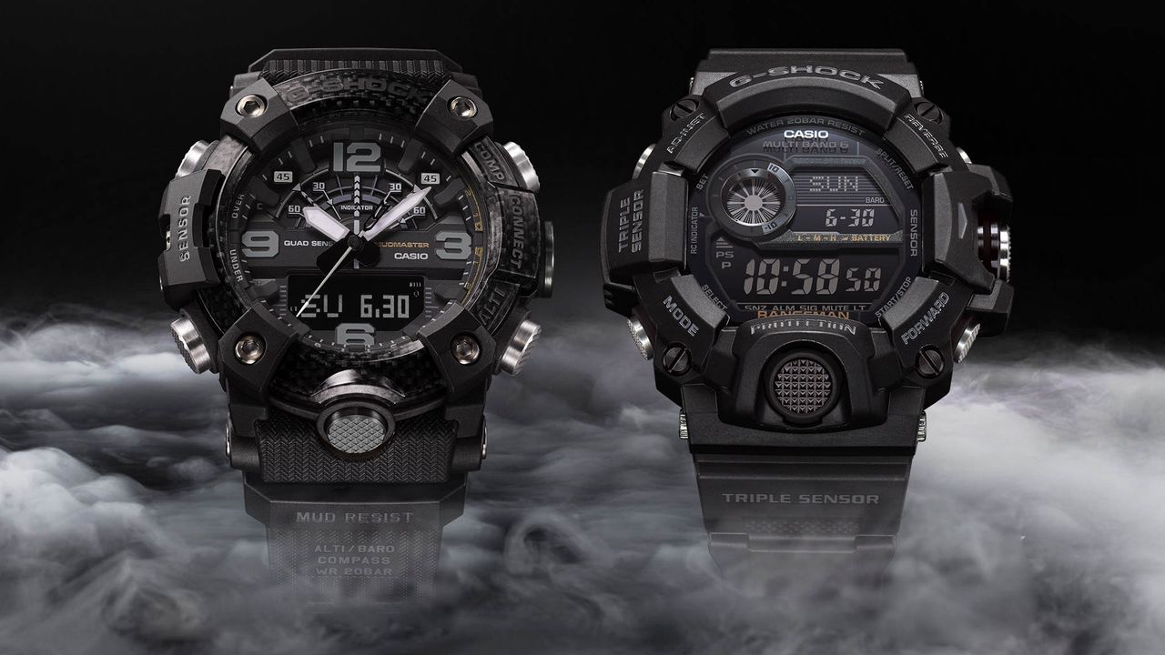 G-Shock reveals stealthy Mudmaster and Rangemaster Black-Out edition