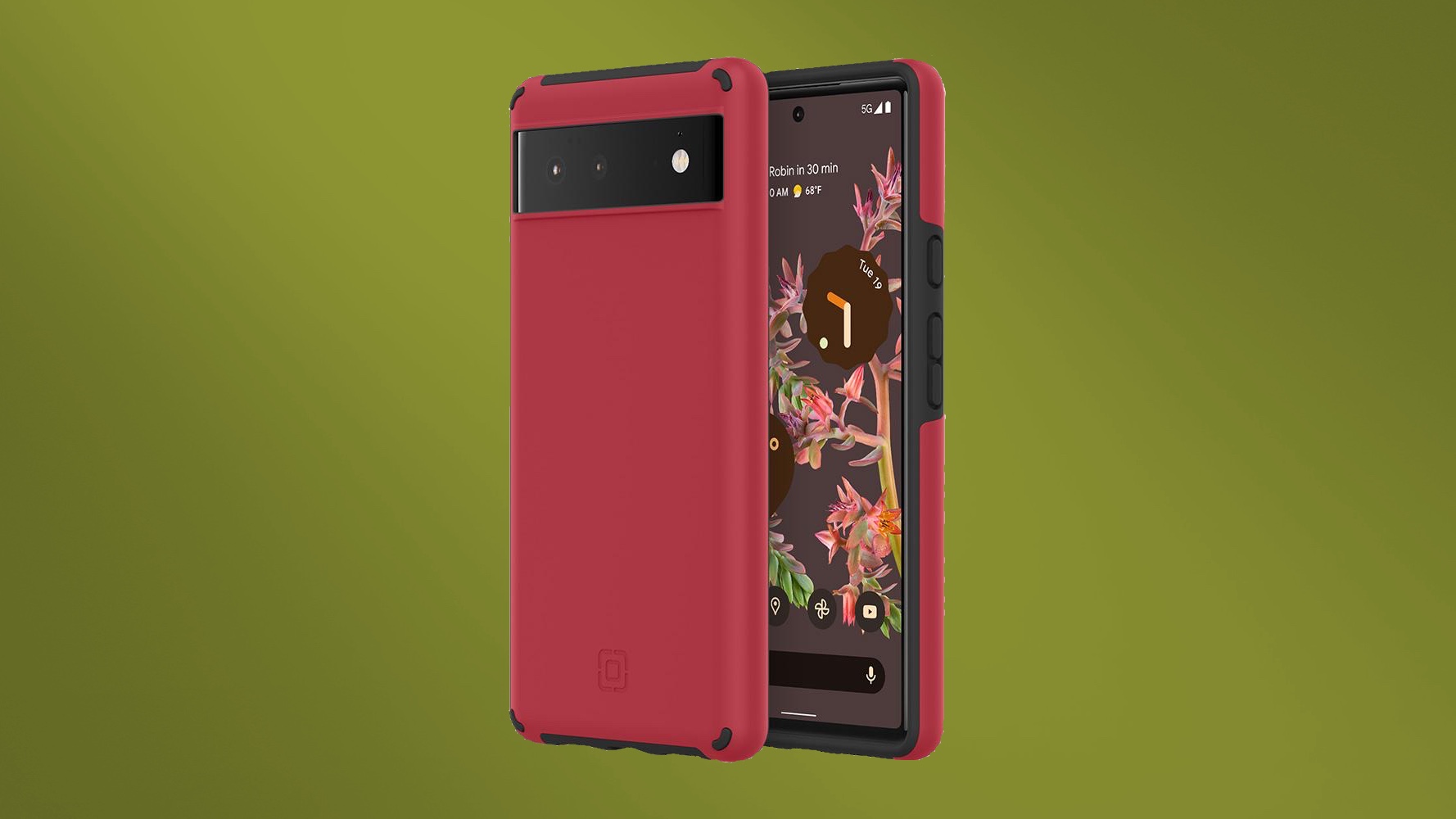 Incipio Duo Pixel 6 Case in red