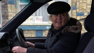 Eileen is in the driving seat for Ted's funeral