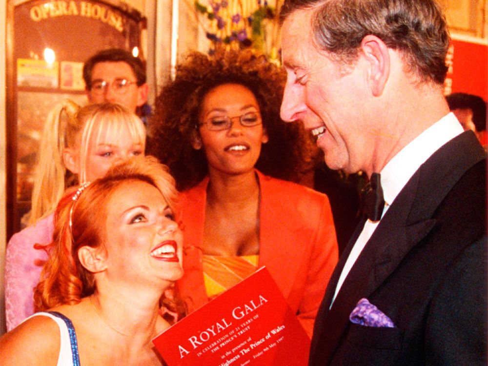 Geri Halliwell and Prince Charles