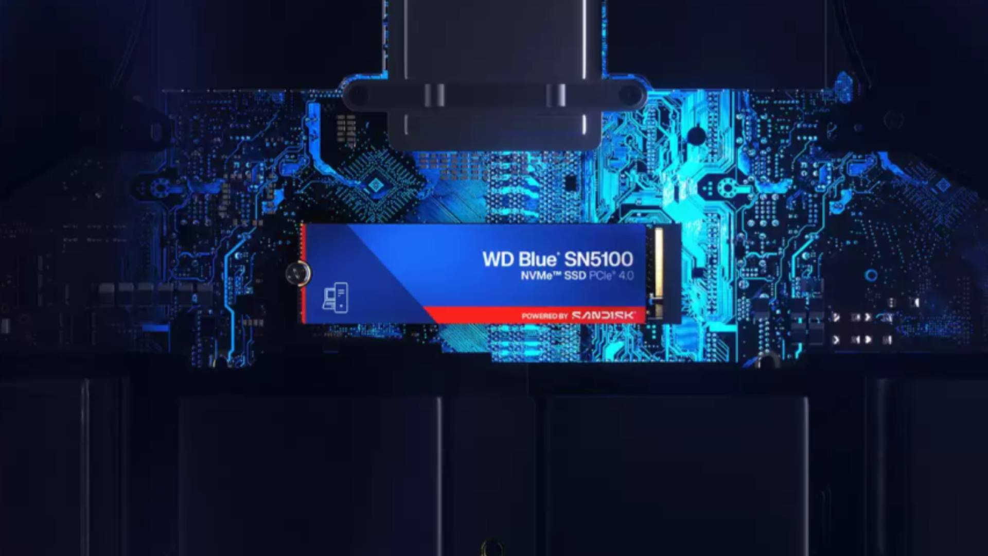 Official promo image of the WD Blue SN5100 SSD.