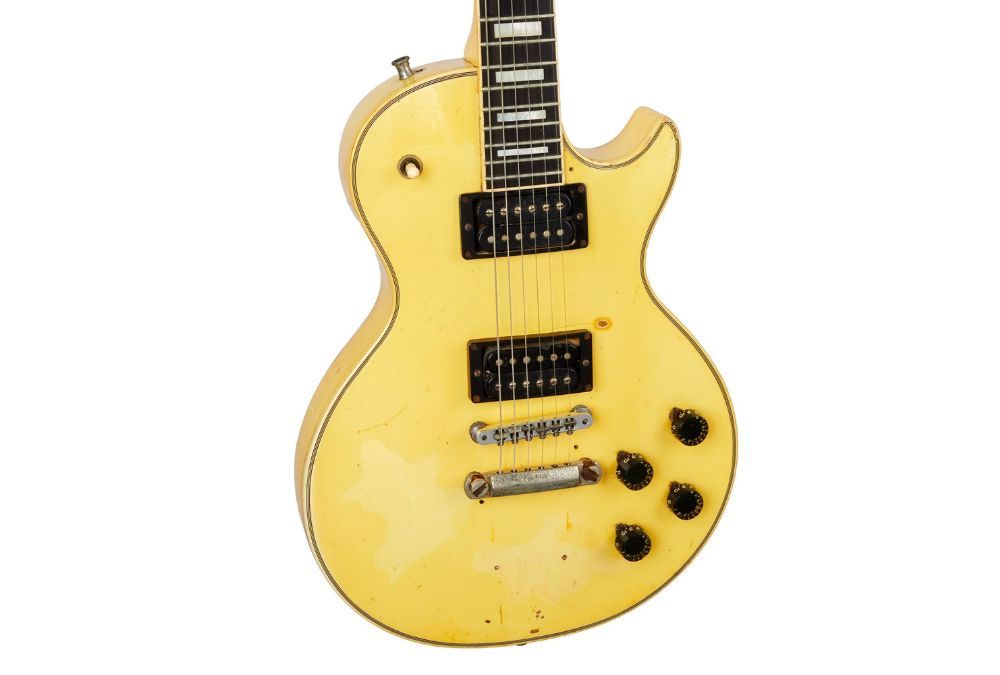 Steve Jones' 1974 Gibson Les Paul Custom electric guitar