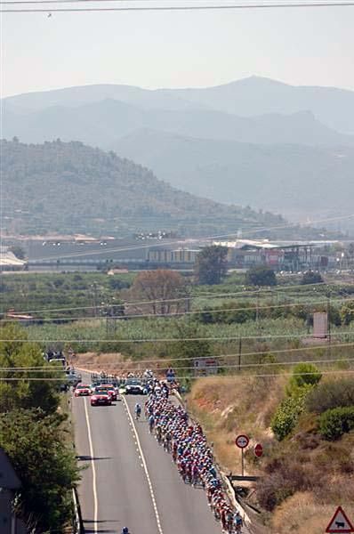 It was a hot day for all the cyclists.