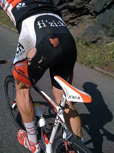 Rule number one: stay on the bike!