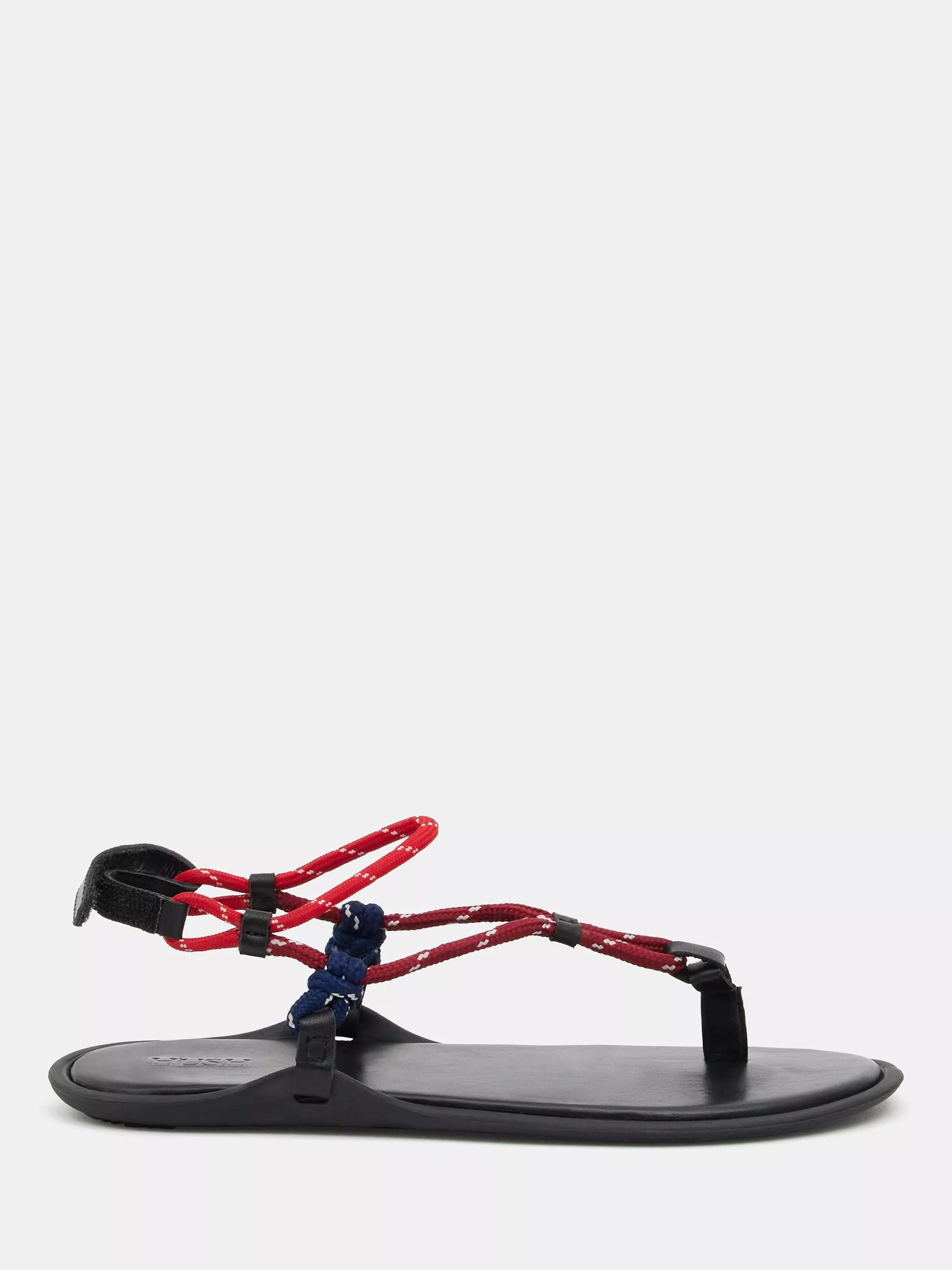 Hush Leather Rope Strappy Sandals, Multi