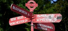 Signpost aka fingerpost aka Red Post in Dorset