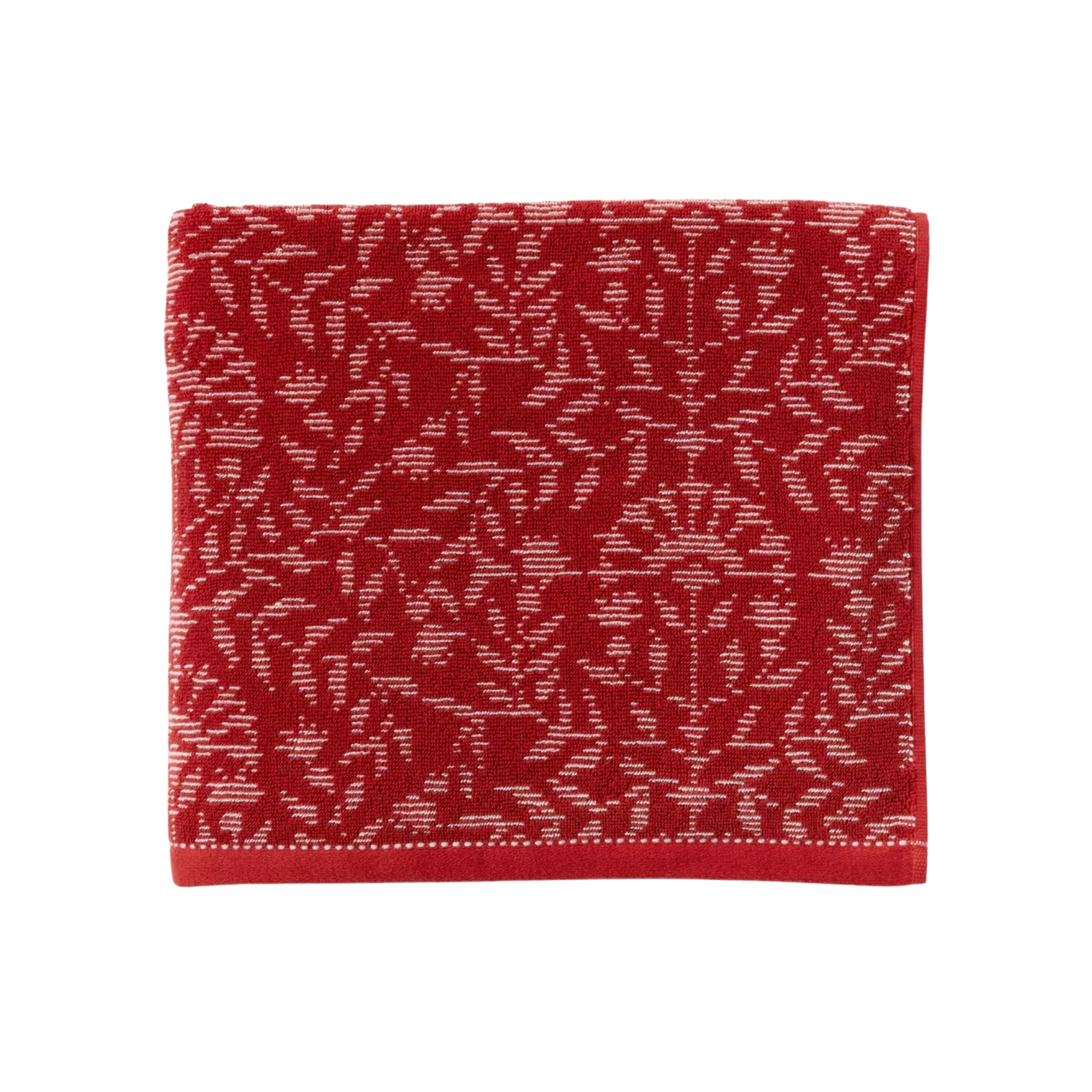 a red towel