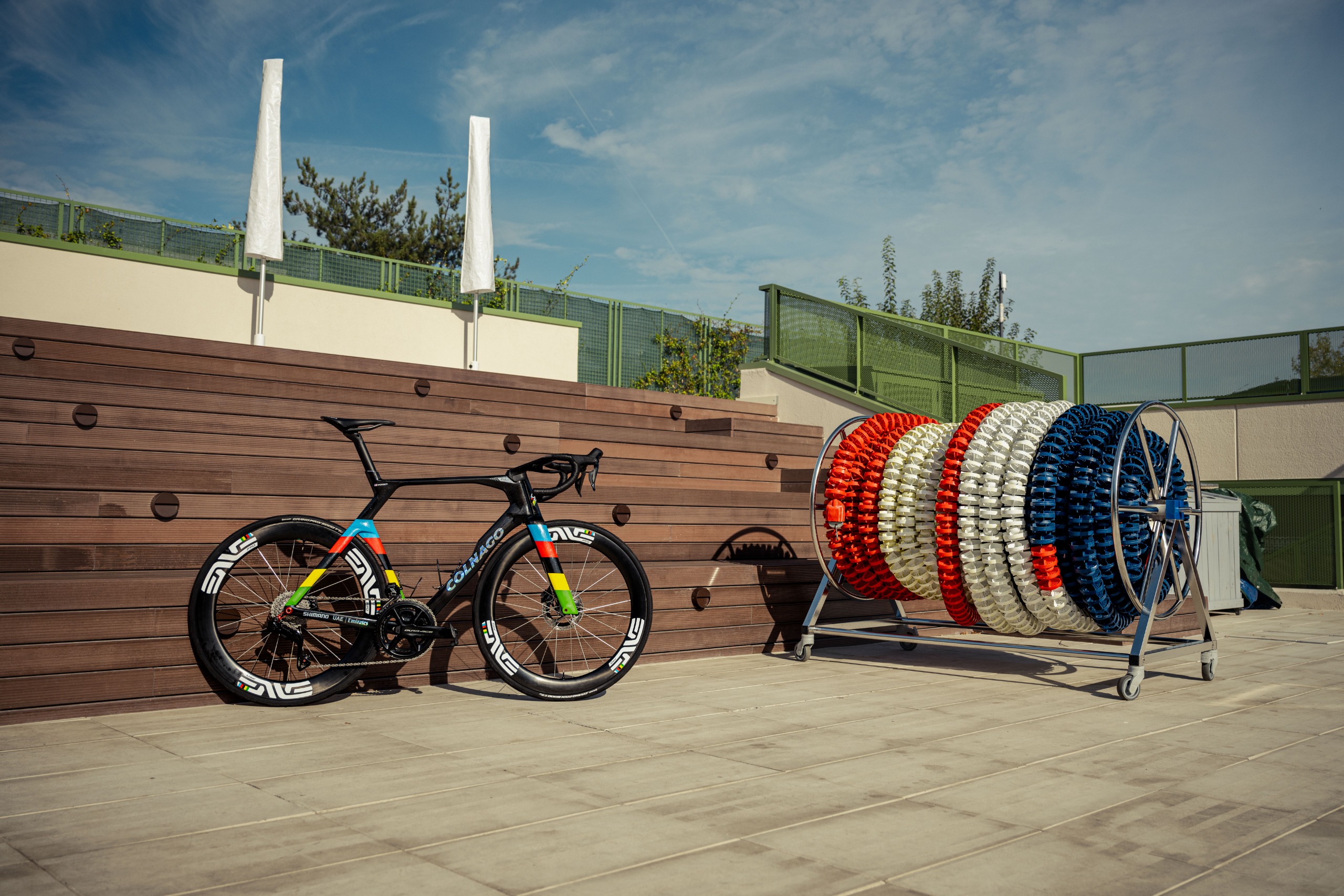 Brandon McNulty's new world champion's bike is glittery, fun, and carries the torch from Tadej Pogačar's reign