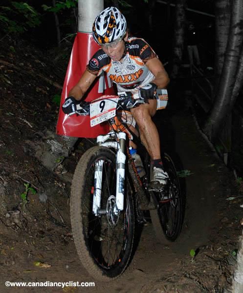 Marie-Helene Premont had two mechanicals during the race.