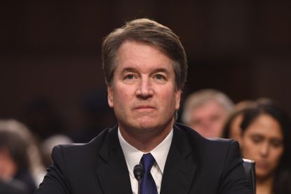 Brett Kavanaugh on day one of his confirmation hearing