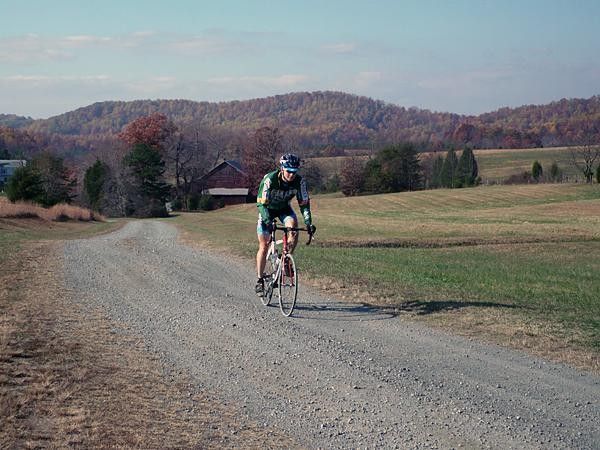 There are plenty of gravel roads