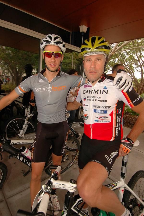 Jure Robic with Matej Mugerli