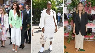 The Princess of Wales, Lashana Lynch, Rachel Stevens at Wimbledon