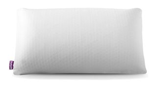 Purple Harmony Pillow review: the pillow in white shown from the front