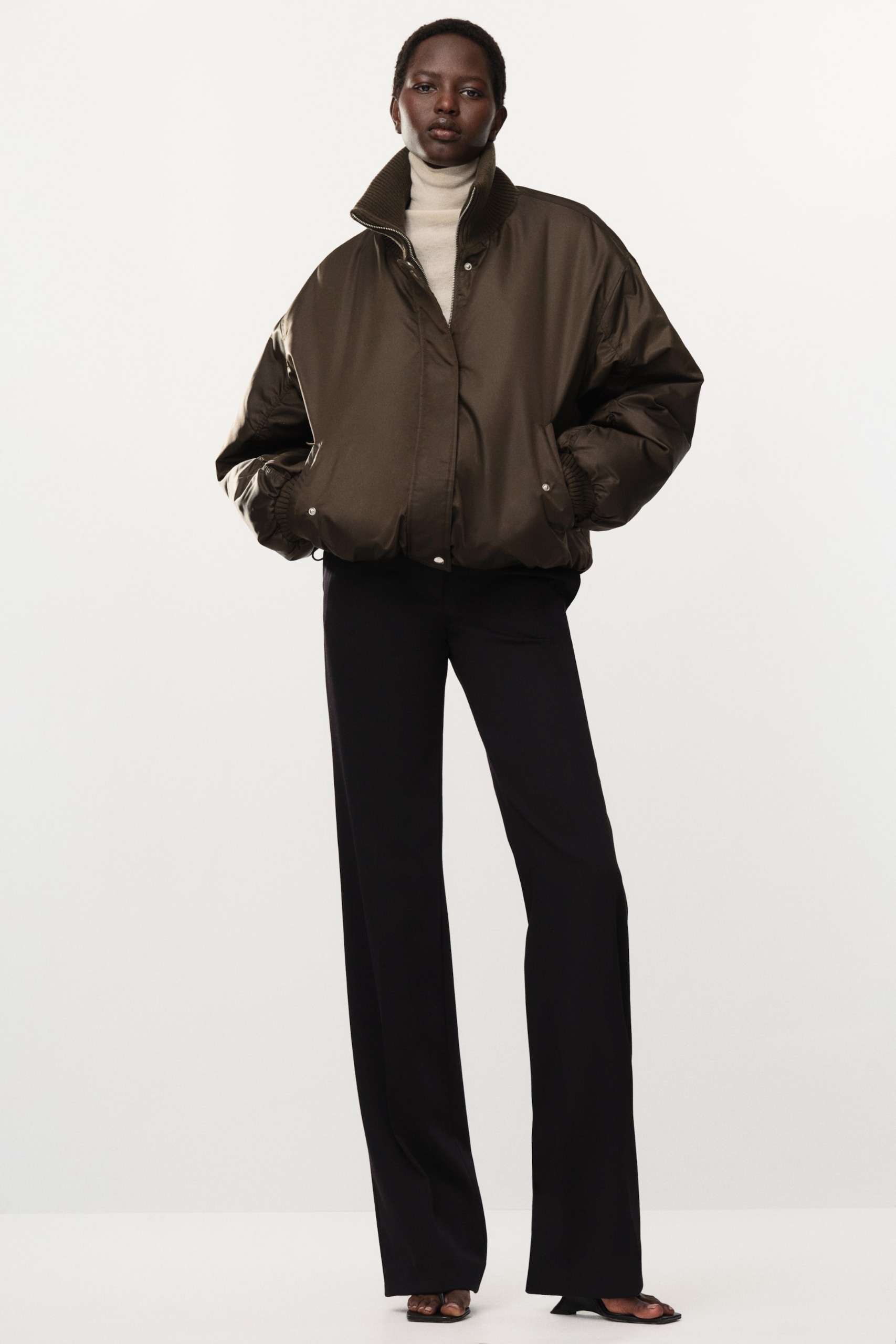 Oversized Bomber Jacket