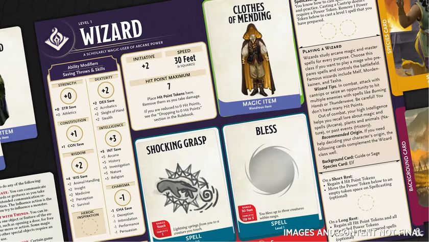 D&amp;D character sheet and cards from Heroes of the Borderlands box set