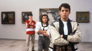 Alan Ruck as Cameron Frye, Mia Sara as Sloane Peterson and Matthew Broderick as Ferris Bueller in Ferris Bueller's Day Off