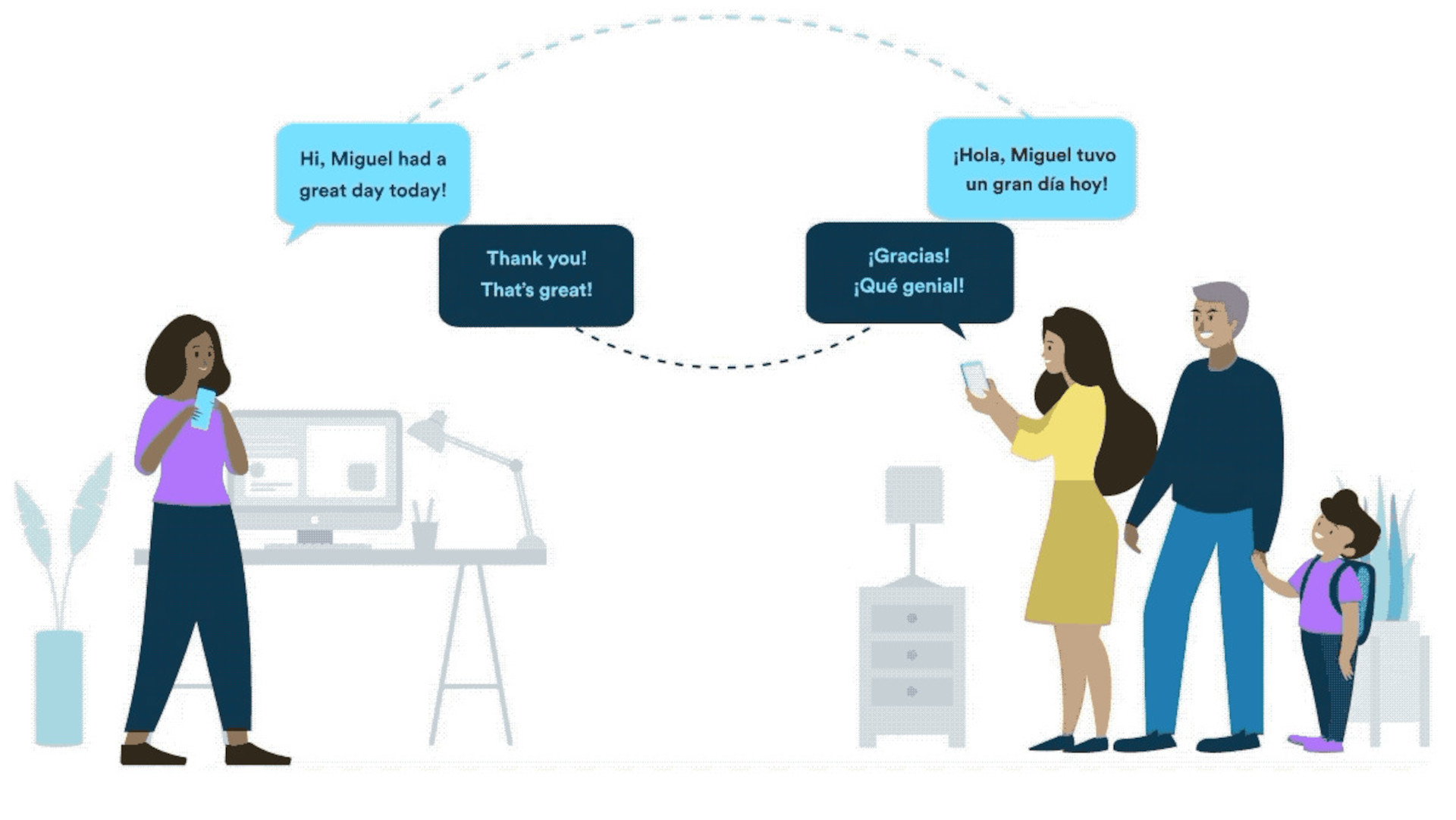 TalkingPoints teacher communicating with family across languages