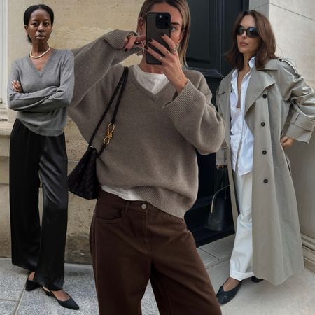 fashion collage featuring four style influencers wearing spring 2026 trends