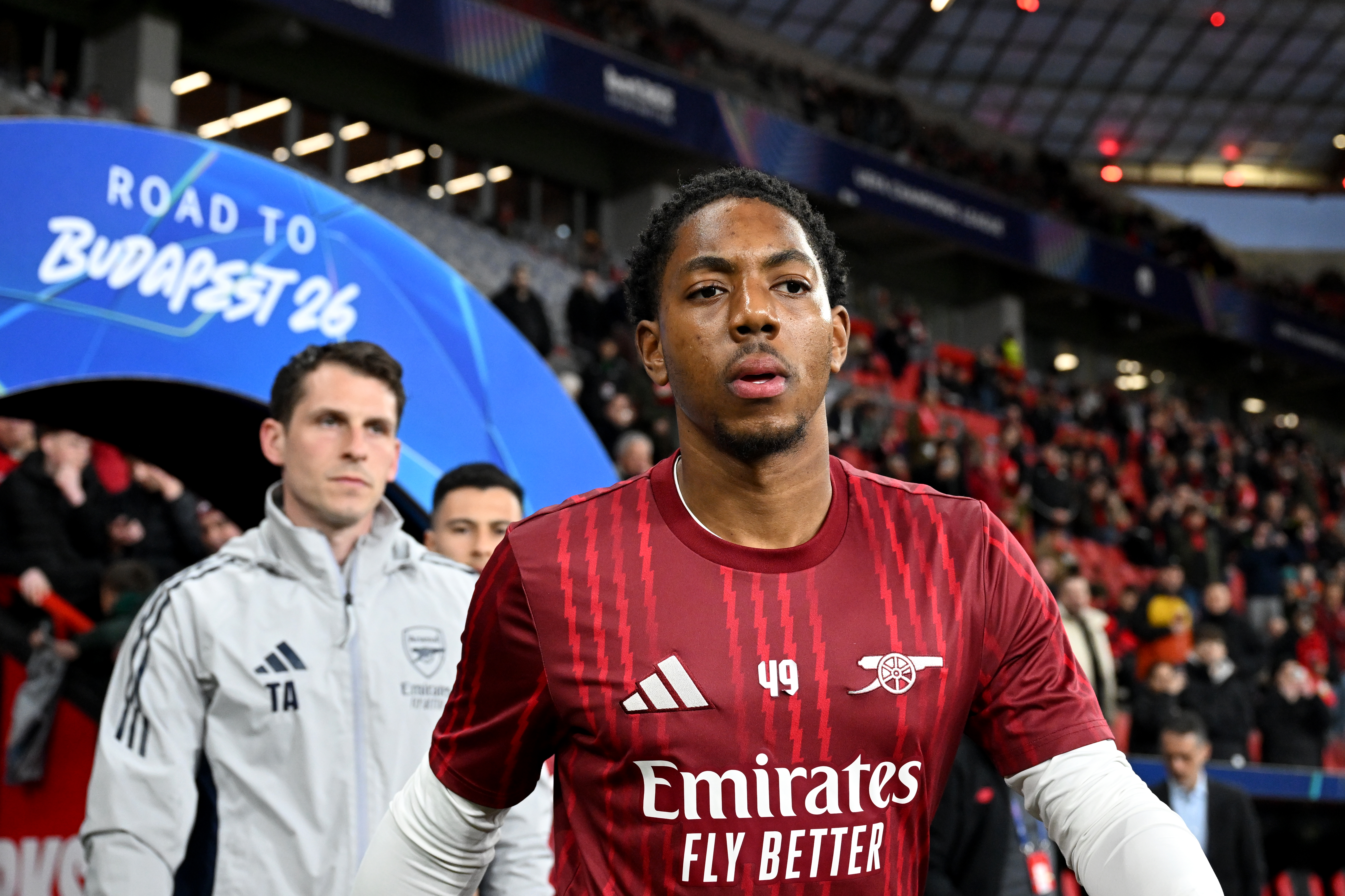 Arsenal defender Myles Lewis-Skelly