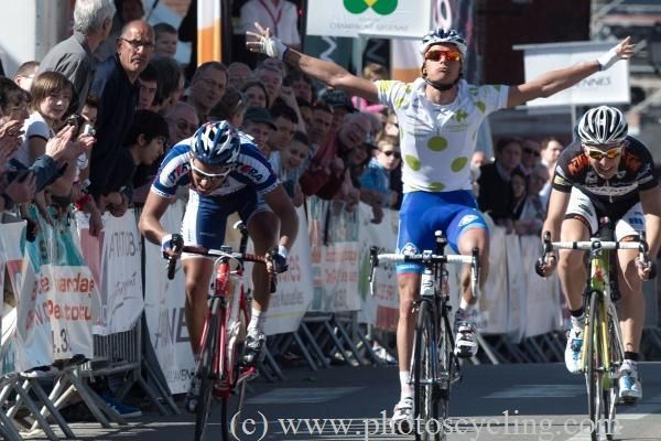 Gianni Meersman (FDJ) celebrates his stage win
