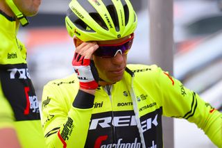 Richie Porte in his new Trek-Segafredo training colours