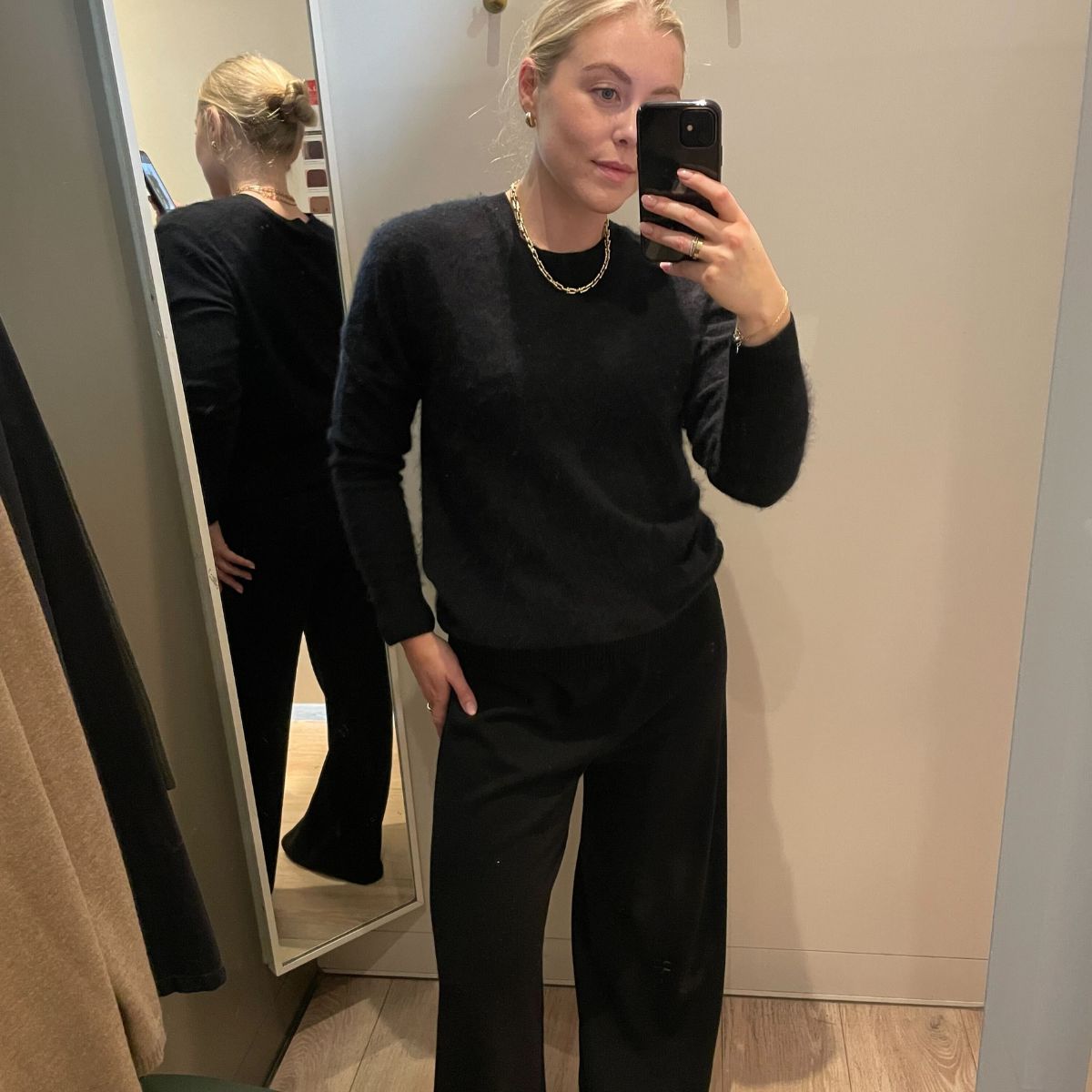 Florrie Alexander wearing M&S cashmere