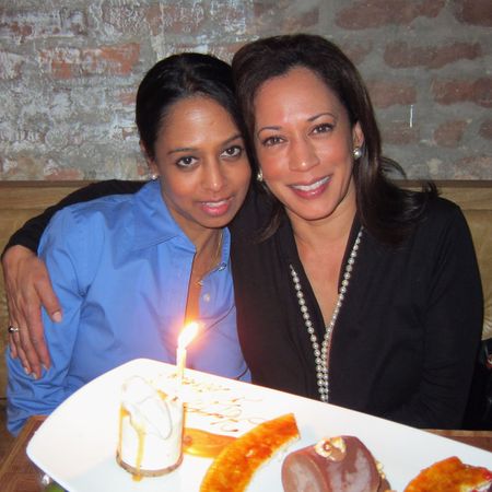 Maya and Kamala Harris