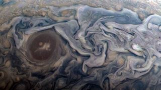 Jupiter's clouds as captured by Juno.