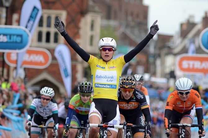 Marianne Vos (Rabo-Liv) wins the final Women's Tour stage