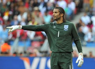 David James during his days as England number one