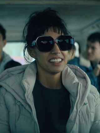 Ritu Arya in season four of The Umbrella Academy.