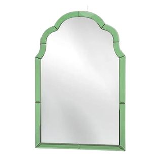 Oliver Bonas green wall mirror