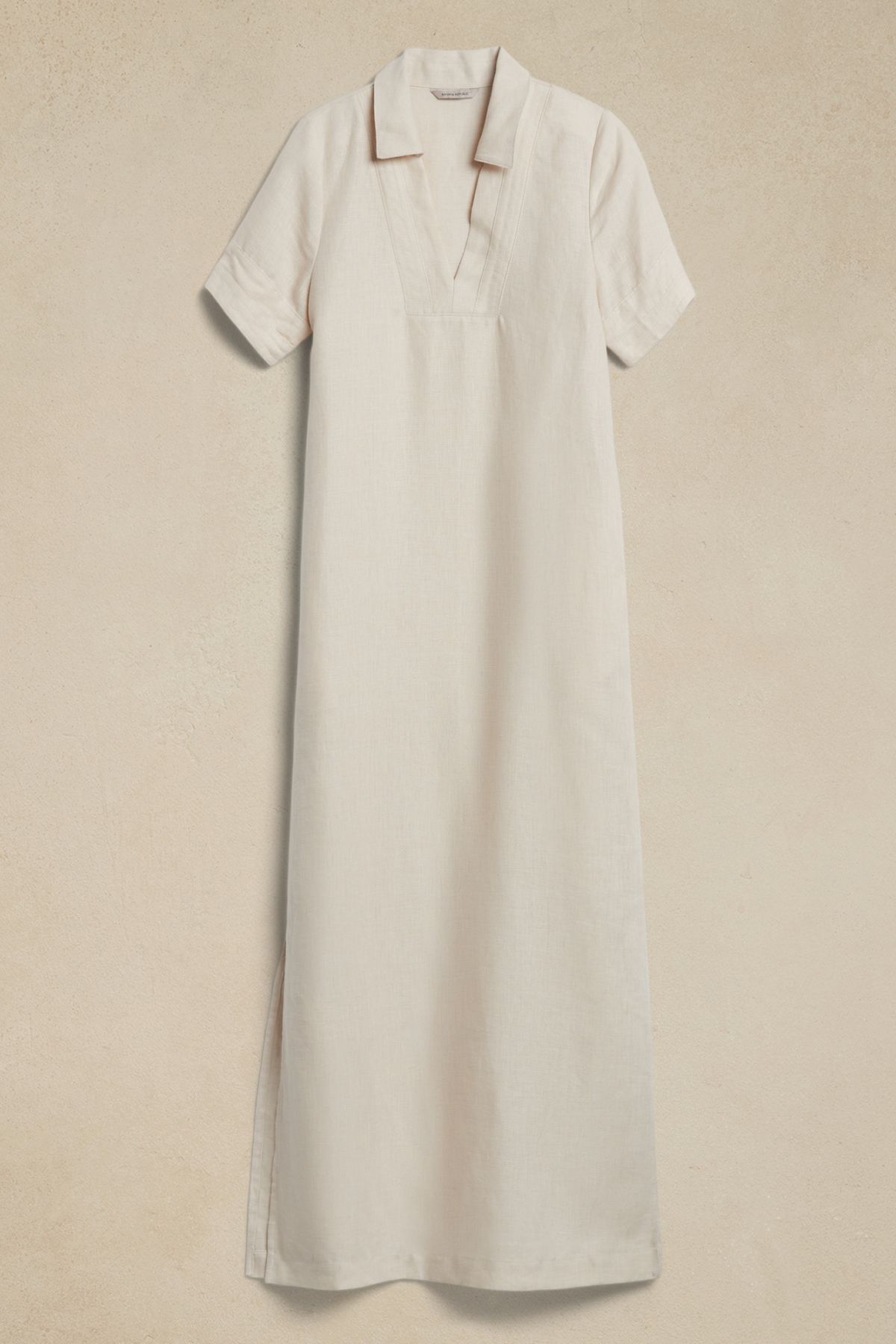 Banana Republic Cruz Linen Maxi Shirtdress