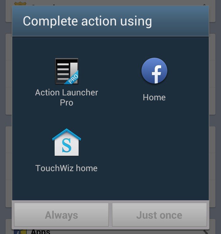 Default apps