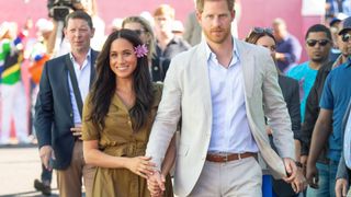Meghan Markle and Prince Harry at a royal engagement in Cape Town
