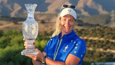 Suzann Pettersen at the Solheim Cup