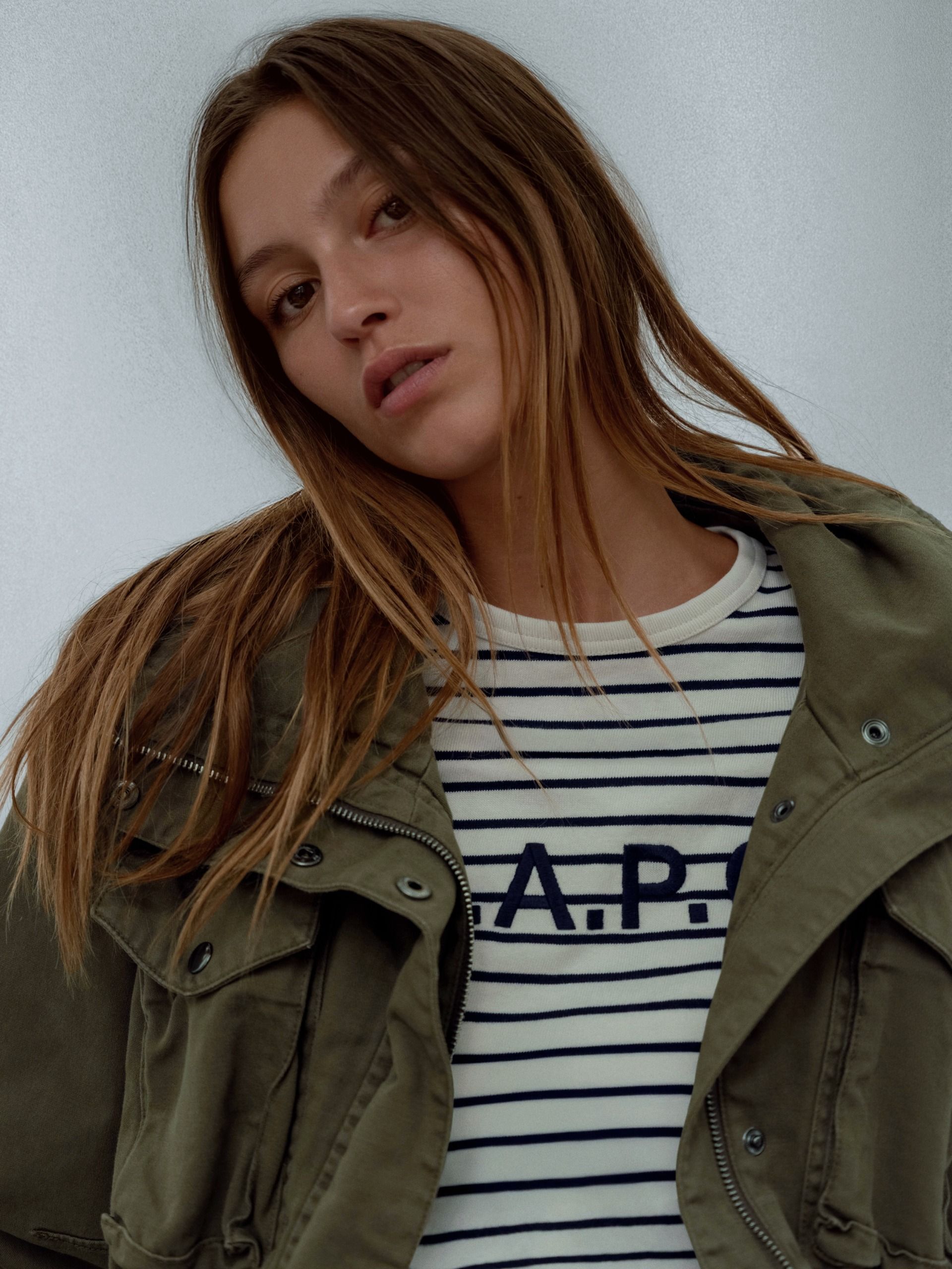 campaign photo of the Gap x A.P.C. fashion collaboration for fall