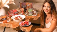 Louise Thompson with some of her favorite gluten-free products