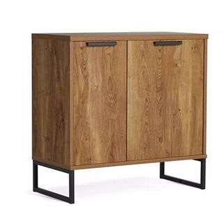 Habitat oak drinks cabinet