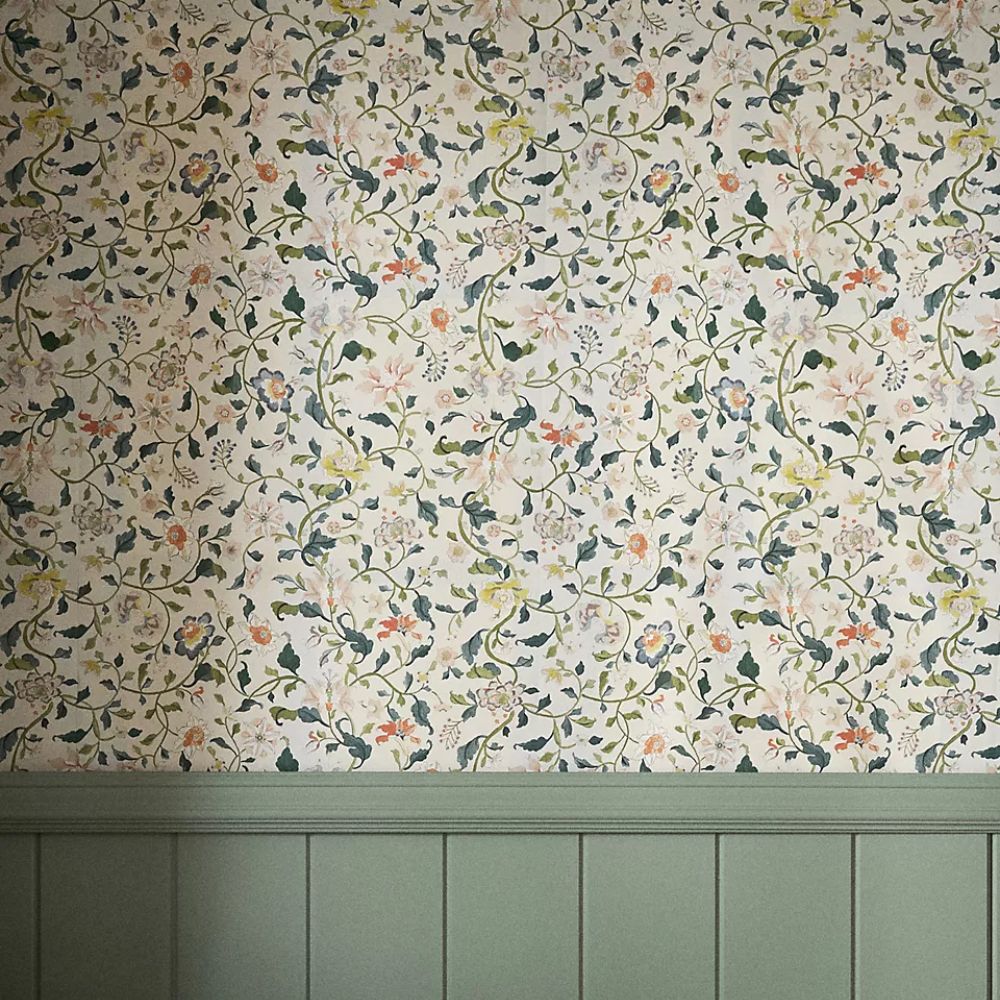 Hattie Neutral Floral Wallpaper
