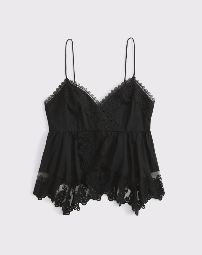 Abercrombie, Babydoll Lace-Trim Cami