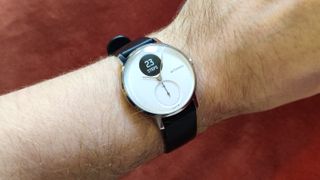 Withings Steel HR smartwatch on wrist
