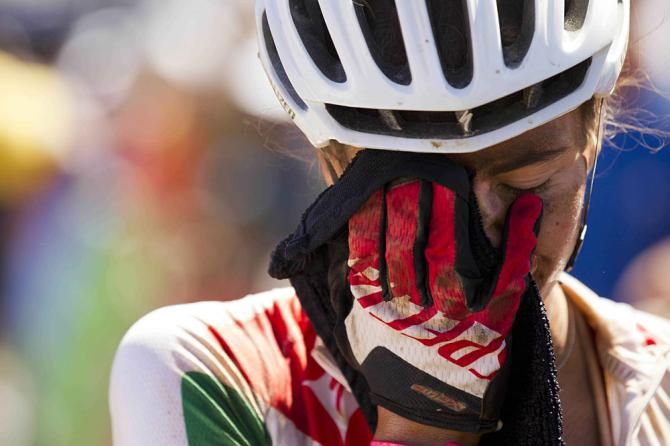 Cherise Stander after taking 2nd place in the mixed category