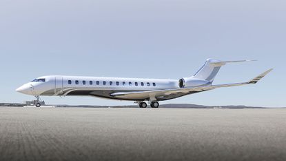 Global 7500 jet on the tarmac