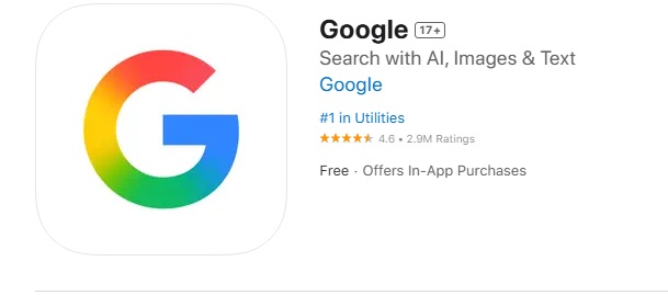 Google's logo sees a slight change on Apple's App Store, moving more into a gradient design for its four colors, as red slowly turns into yellow, before green, and blue.