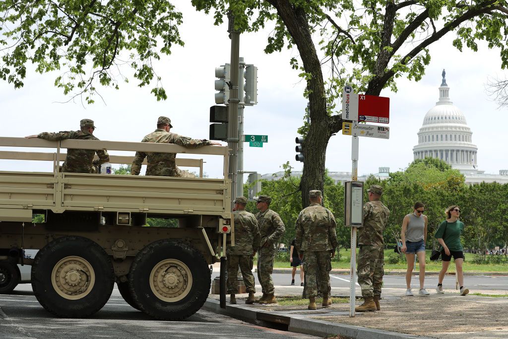 National Guard members in D.C.