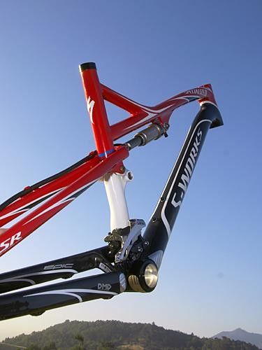 The lower-slung frame provides more standover clearance than before.